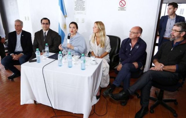 Michetti recorrió obrasen las ciudades deReconquista y Avellaneda