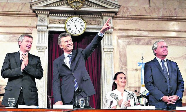 segunda vez. Macri