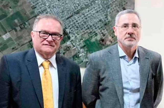 Los ex ministros Jorge Lagna y Marcelo Sain.