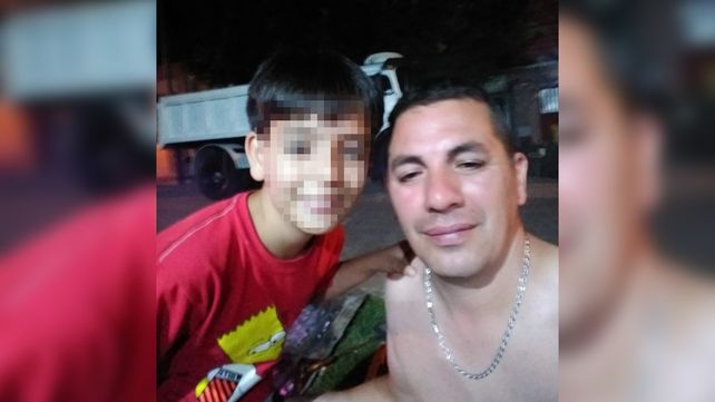 Valentino y su papá