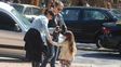 a pesar de la separacion, griselda siciliani y adrian suar pasearon con su hija por palermo