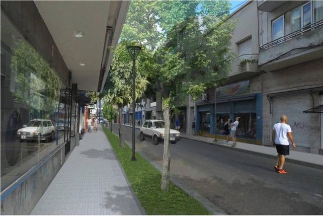 El proyecto de remodelación de calle Hipólito Irigoyen.