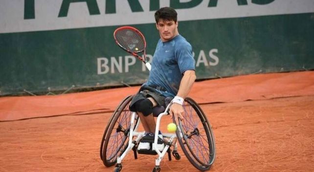 Gustavo Fernández perdió la final de tenis adaptado en Roland Garros