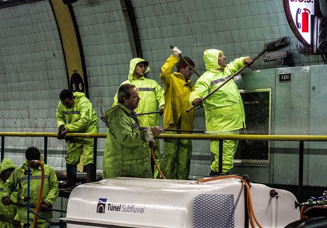 Realizarán el lavado integral del Túnel Subfluvial