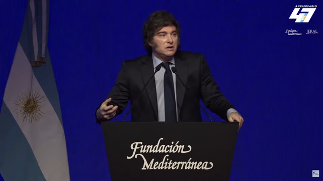Milei criticó fuerte a Raúl Alfonsín
