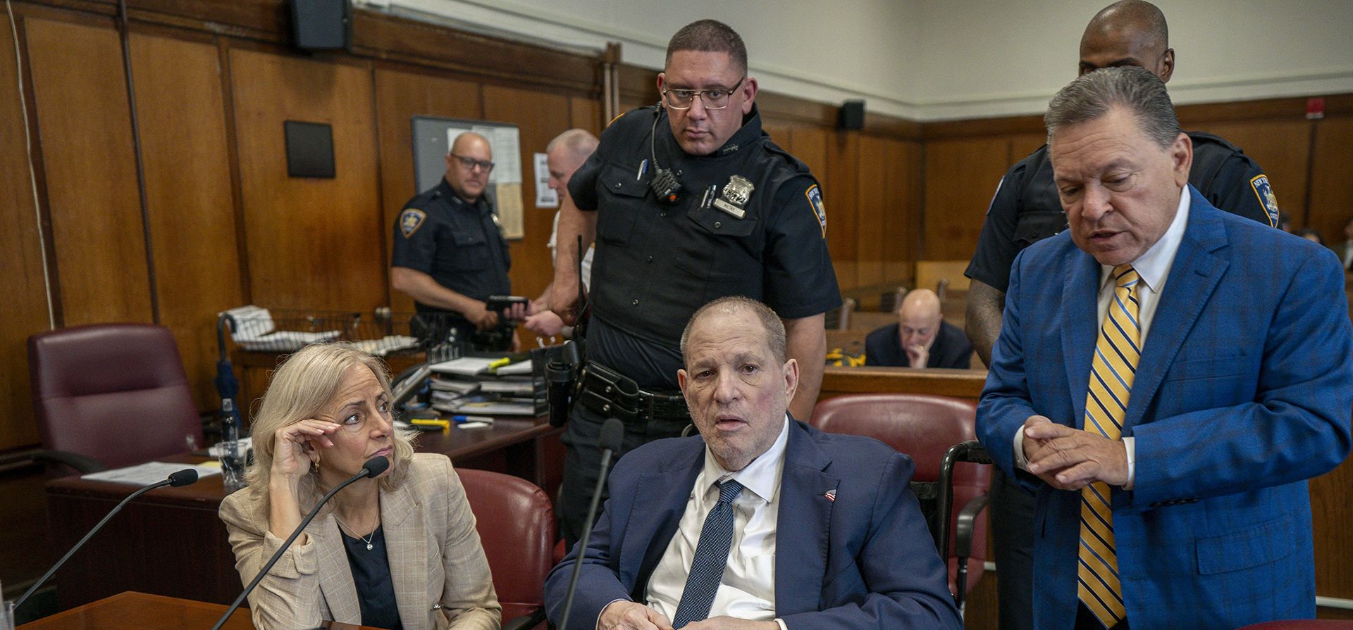 Harvey Weinstein comparece ante el tribunal estatal de Manhattan para su nuevo juicio, el miércoles 11 de junio de 2025, en Nueva York. (Steven Hirsch/New York Post vía AP, Pool) Harvey Weinstein comparece ante el tribunal estatal de Manhattan para su nuevo juicio, el miércoles 11 de junio de 2025, en Nueva York. (Steven Hirsch/New York Post vía AP, Pool)
