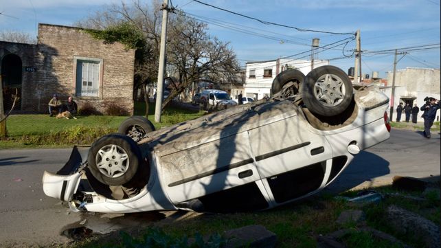 El choque fatal ocurrió en Italia y Brandoni.