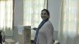 Alicia Fregonese votó en la ciudad de Maciá.  Alicia Fregonese votó en la ciudad de Maciá.