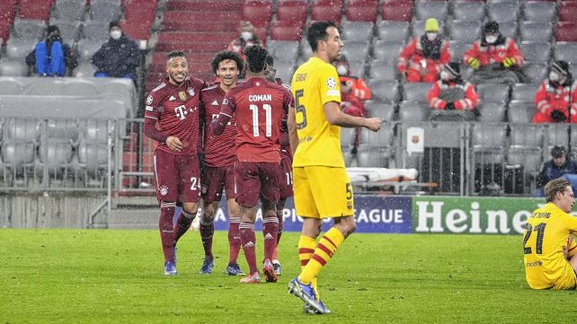 Champions: Bayern Munich goleó a Barcelona y lo dejó fuera
