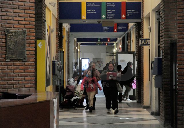 Atención. Se detalló que el chico hoy está “estable” y que su evolución es favorable./ Mauricio Centurión.