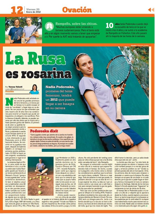 El día que Nadia Podoroska se convirtió en la Rusa