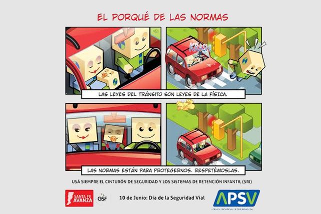 Afiches informativos.