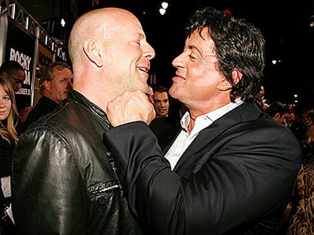 Stallone tildó de “vago” a Bruce Willis