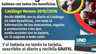El domingo 13 se viene el catálogo de descuentos del verano 2016