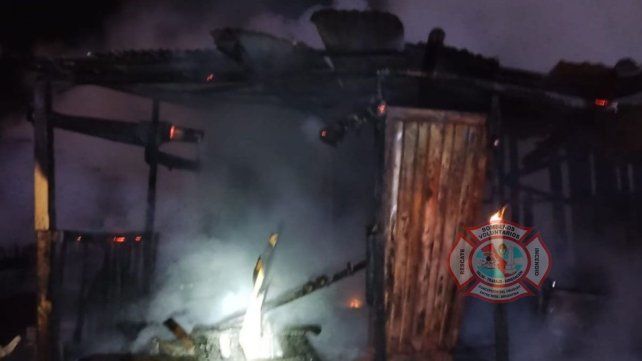 Un incendio consumió dos casas en Concepción del Uruguay.