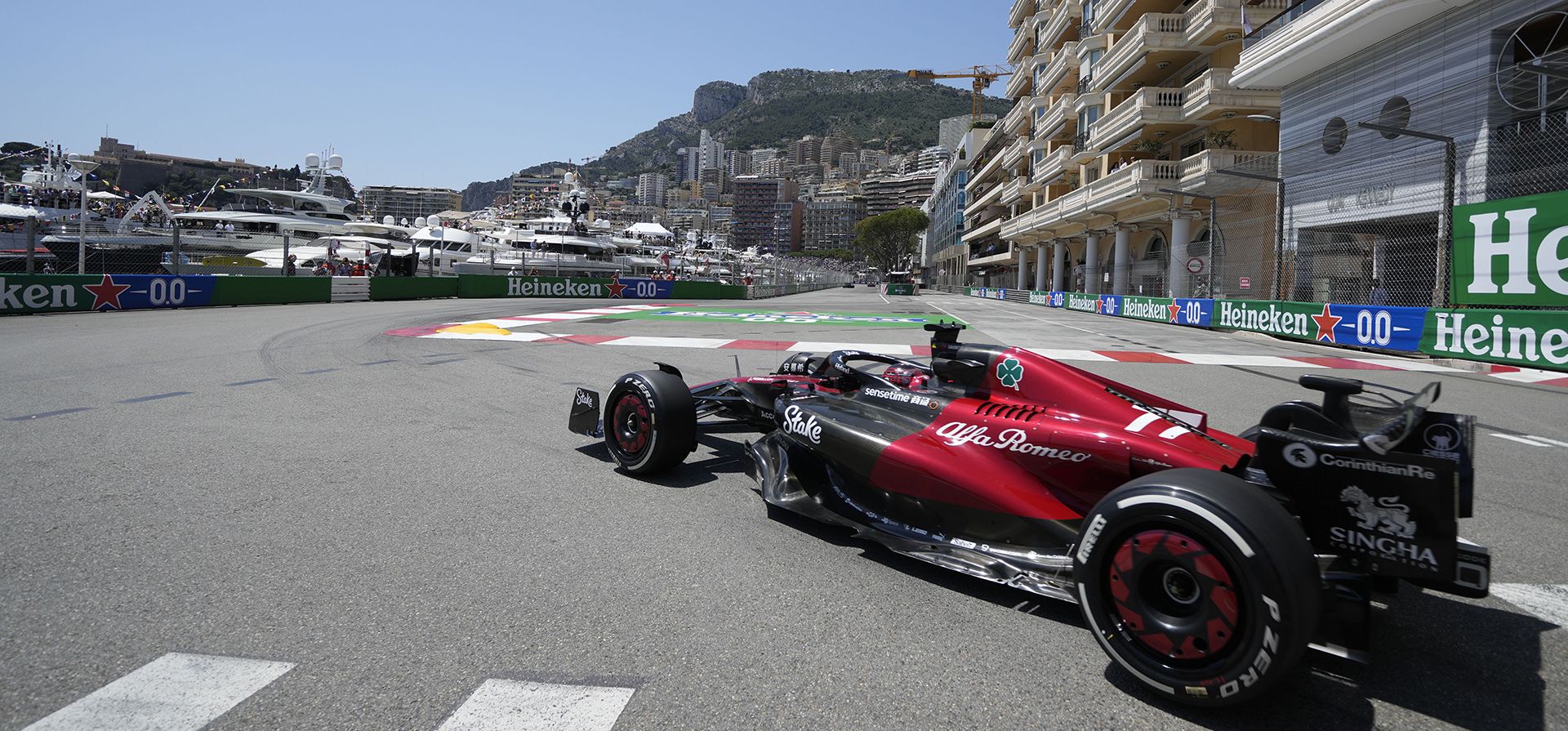 El piloto de Alfa Romeo, Valtteri Bottas, de Finlandia, dirige su auto durante la primera sesión de práctica de Fórmula Uno en el circuito de Mónaco, en Mónaco, el viernes 26 de mayo de 2023. La carrera de Fórmula Uno se llevará a cabo el domingo. (Foto AP/Luca Bruno) El piloto de Alfa Romeo, Valtteri Bottas, de Finlandia, dirige su auto durante la primera sesión de práctica de Fórmula Uno en el circuito de Mónaco, en Mónaco, el viernes 26 de mayo de 2023. La carrera de Fórmula Uno se llevará a cabo el domingo. (Foto AP/Luca Bruno)