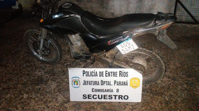 Robo de motos: recuperaron cinco en 24 horas