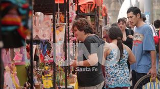 Blas Parera vivió por primera vez su Avenida de Fiesta