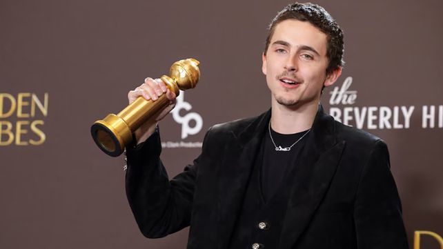 Mejor actor en una película de comedia o musicalTimothée Chalamet (Marty Supreme)