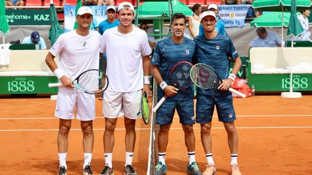 Copa Davis: Argentina ya juega el dobles, un punto decisivo ante Kazajistán