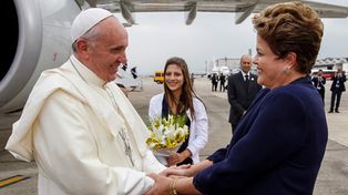 Dilma invitará al papa al Mundial y dijo que en el fondo, él hincha por nosotros