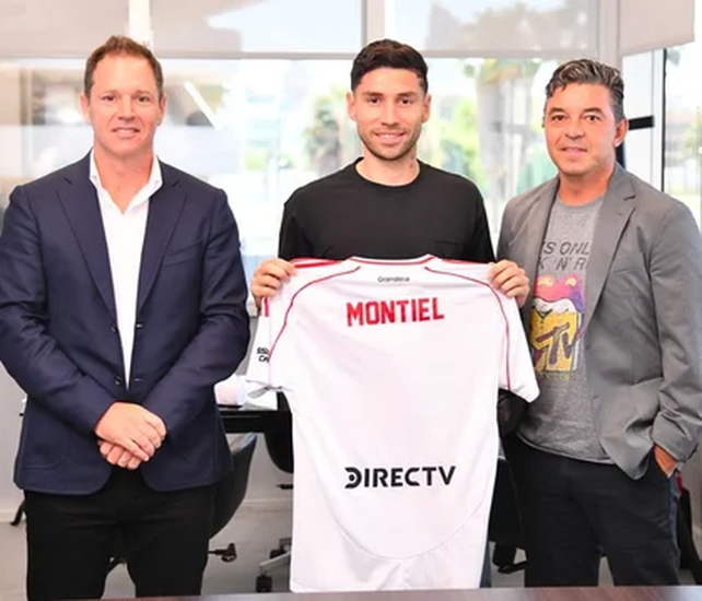 La estruendosa bienvenida de River a Gonzalo Montiel