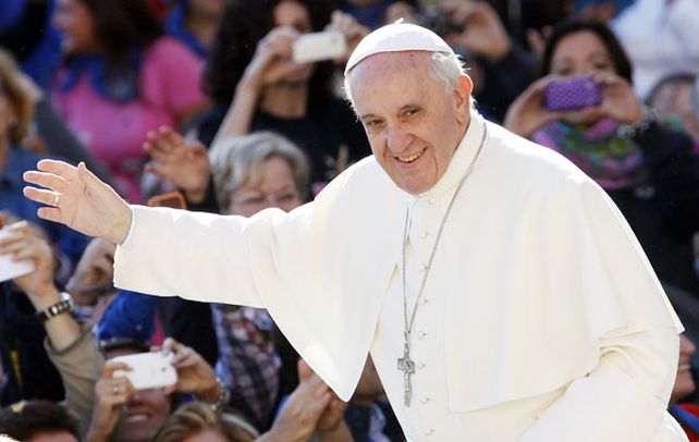 Una fiesta. El Papa
