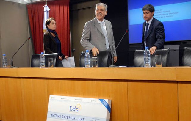 Julio de Vido fue uno de los funcionarios que presentaron el proyecto Argentina Digital.