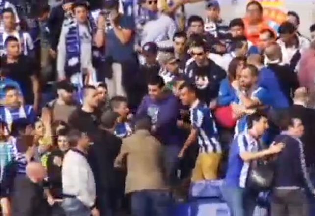 Agresión entre hinchas del Espanyol
