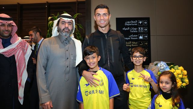 La llegada de Cristiano Ronaldo a Arabia causó una revolución en el país.