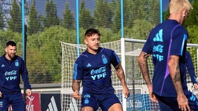 Argentina practicó en Ezeiza.