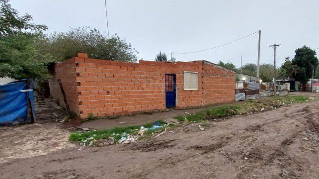 El lugar donde sucedió el crimen en barrio Yapeyú El lugar donde sucedió el crimen en barrio Yapeyú