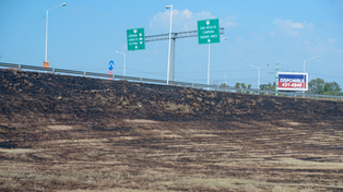 La Circunvalación es uno de los puntos donde más se detectaron incendios de pastizales en este año.