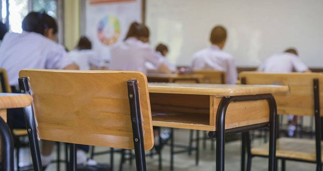 Contagios a full. En algunas la mitad de los alumnos está con síntomas gripales.