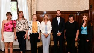 Laura Stratta se encuentra en Italia con cinco empresarias entrerrianas&nbsp;