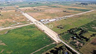Obrador del Circunvalar sobre ruta 70, en donde a futuro pasarán las vías del Belgrano Cargas.