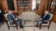 Diego Santilli se reúne con los gobernadores: recibió a Rogelio Frigerio en Casa Rosada. Diego Santilli se reúne con los gobernadores: recibió a Rogelio Frigerio en Casa Rosada.