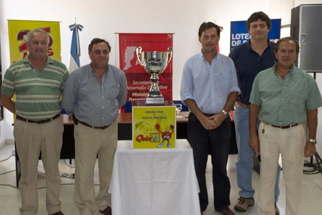 Presentaron el “Grand Prix Quini 6 de Aguas Abiertas
