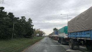 La zona de Timbués suele colapsar en determinados momentos del año debido a la gran cantidad de camiones.