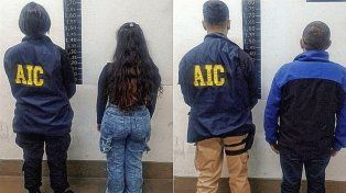 La joven y su padre quedaron detenidos, ella por amenazas y él por lavado de activos