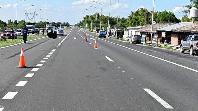 Ruta Nacional 12: automovilista chocó y mató a un peatón