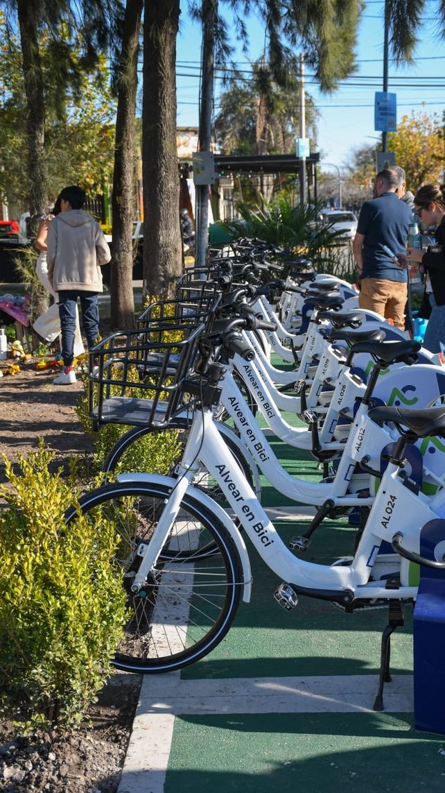 Alvear marca la diferencia con políticas ambientales como el sistema de bicicletas públicas y la forestación