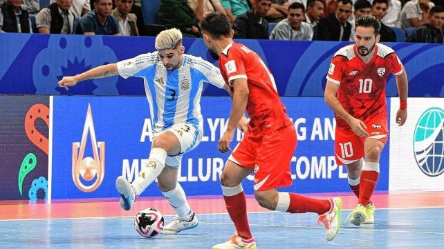 Argentina derrotó a Afganistán y se metió en los octavos de final del Mundial de Futsal