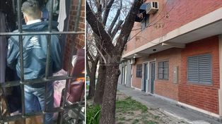 El hombre golpeó, roció alcohol y prendió fuego a su expareja. Quedó detenido