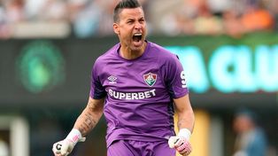 Fábio es arquero de Fluminense, equipo con el que ganó la Copa Libertadores en 2023.