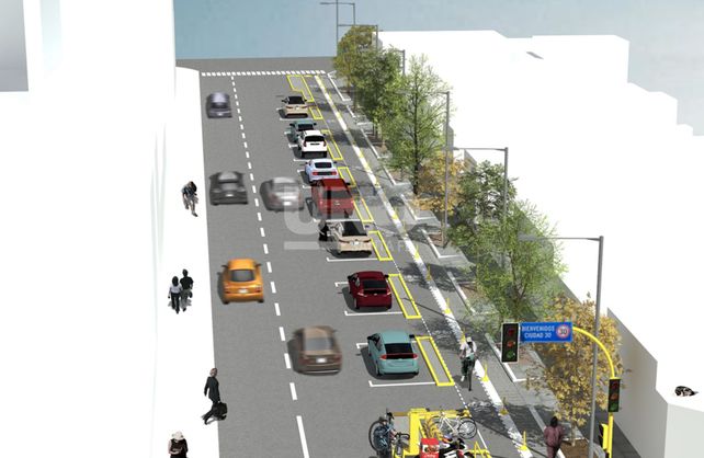 Comerciantes y vecinos de avenida Urquiza