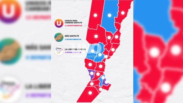 Convencional departamental: Unidos ganó 13 departamentos, el peronismo consiguió cuatro y La Libertad Avanza dos
