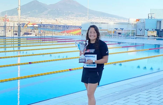 Vanesa García cumplió una buena actuación la tradicional Capri-Nápoles.