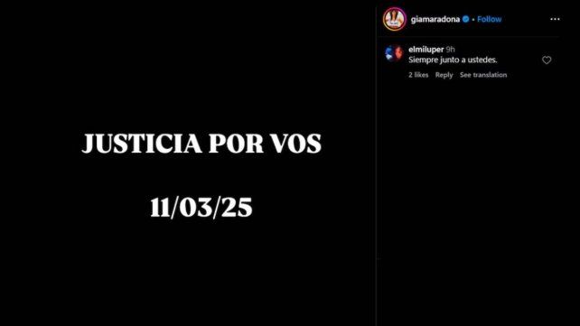 Gianinna pidió justicia por Diego Maradona con un impactante video: Por vos