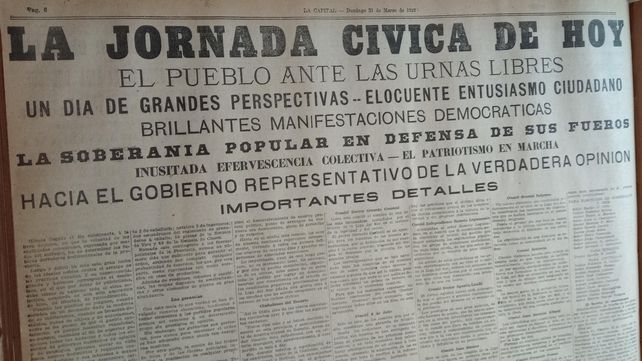 Qué fue la Prueba de Santa Fe, la experiencia piloto de la Ley Sáenz Peña